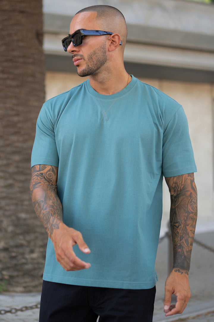 Dusk Blue Loose Fit T-Shirt - A24 - MT0340R