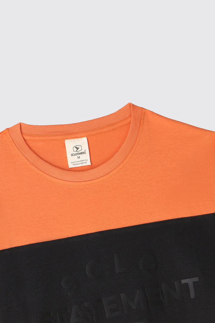 Orange SCLO Statement T-Shirt (Plus Size) - S23 - MT0301P