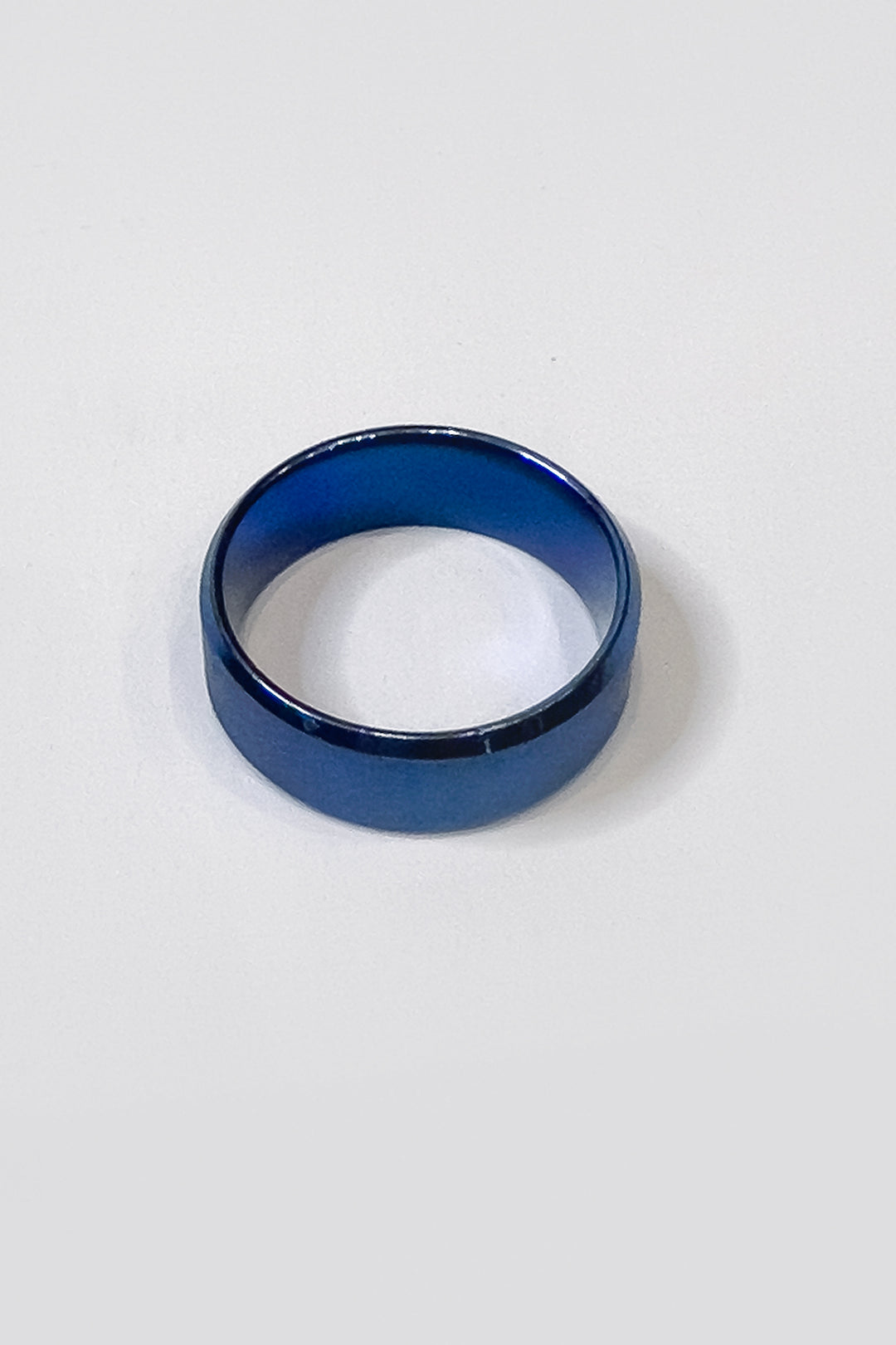 Blue Heavy Weight Band Ring - S23 - MJW0063