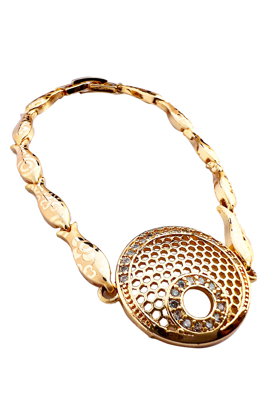 Central Round Gold Bracelet - S23 - WJW0019