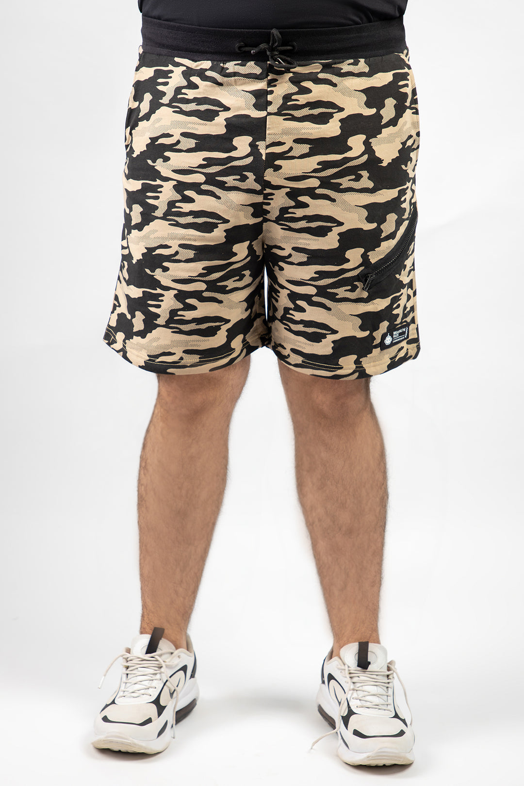 Nomad Camo Side Zipper Shorts (Plus size) - A24 - MSH056P