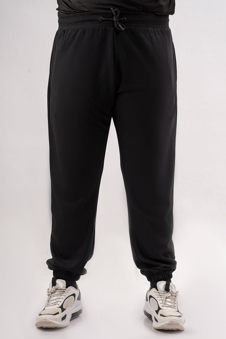 Black Loose Fit Trousers (Plus Size) - S24 - MTR110P