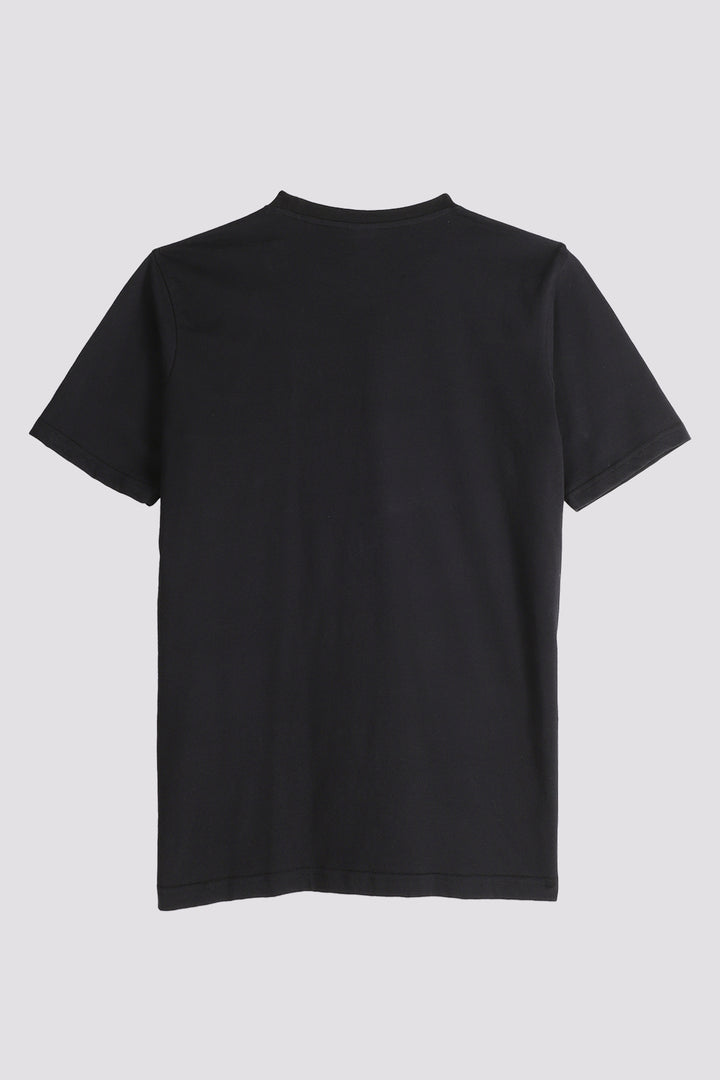 Black & Brown Colorblock T-Shirt - S24 - MT0347R