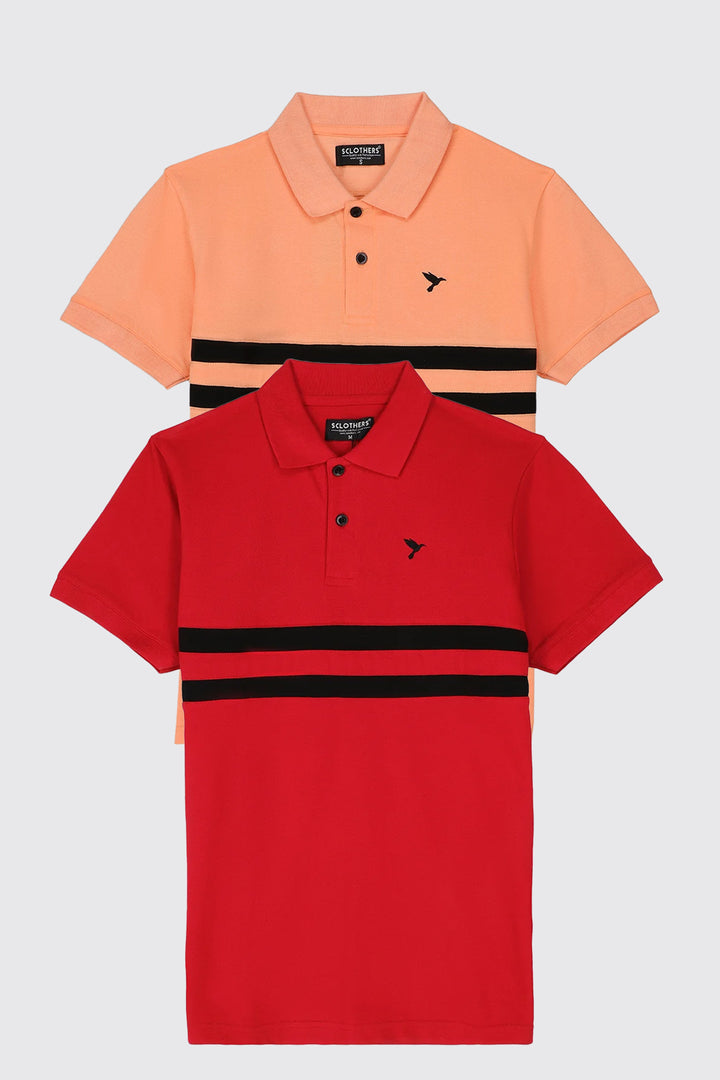 Pack of 2 Polo Shirts (Plus Size) - S24 - MP0403P