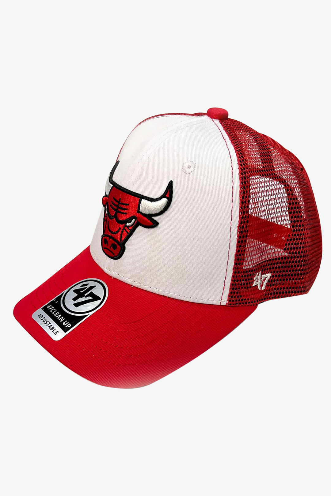 Red & White Chicago Bulls Baseball Cap - S24 - MCP134R