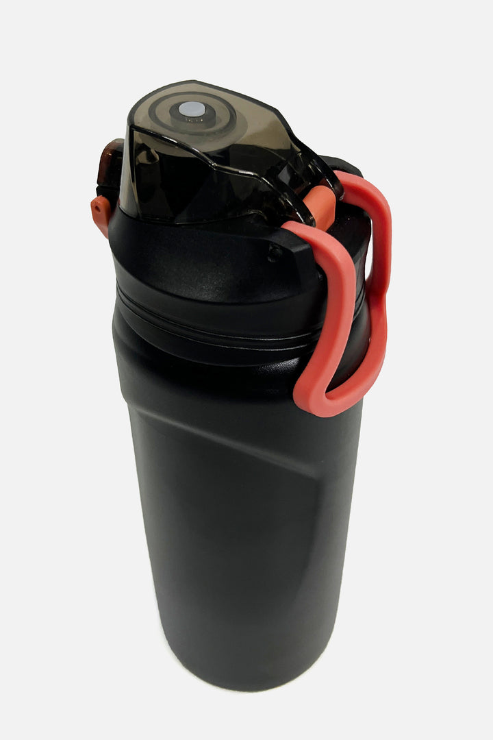 Black Stainless Steel Insulated Sports Bottle - S24 - BT0005R