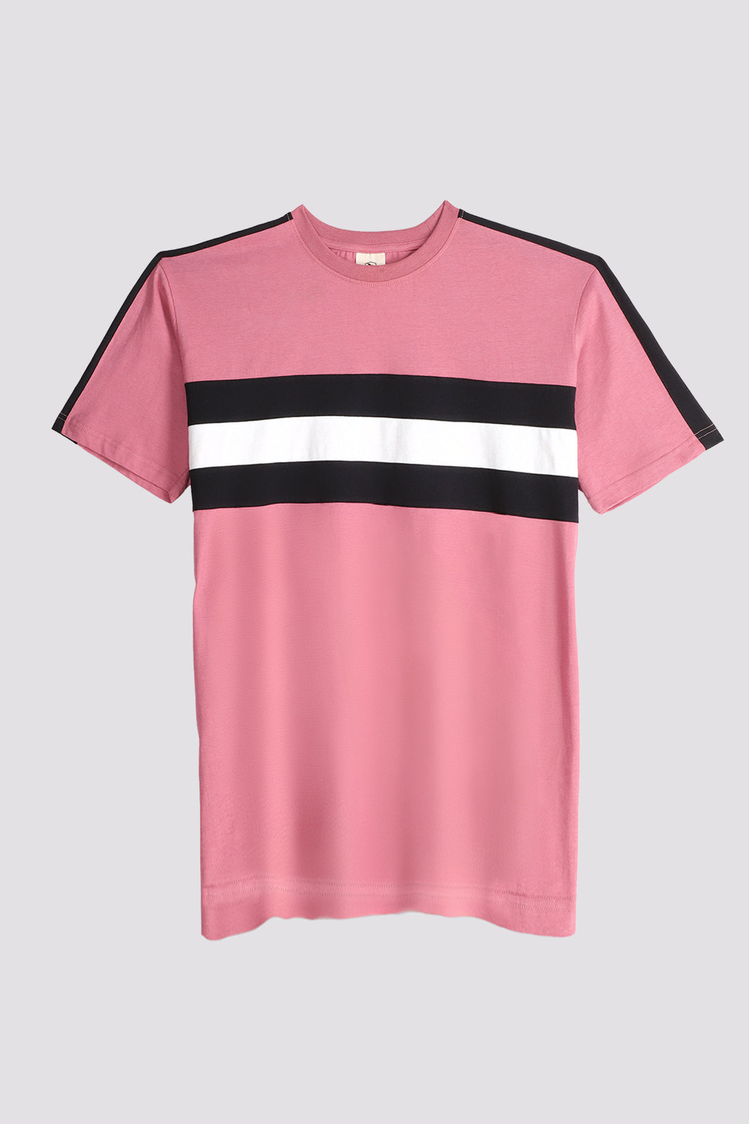 Dusty Rose Color Block T-Shirt (Plus size) - S24 - MT0348P