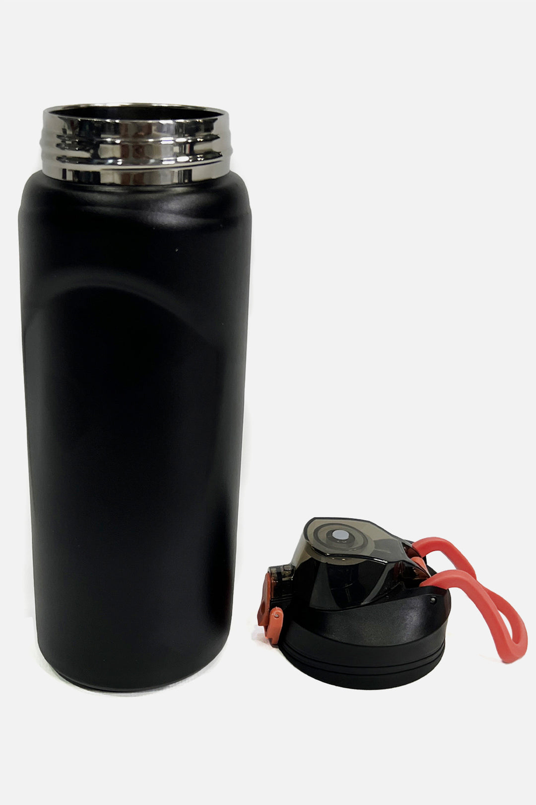 Black Stainless Steel Insulated Sports Bottle - S24 - BT0005R