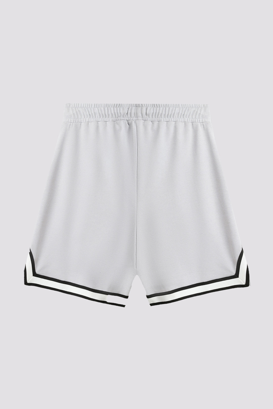 Grey Brooklyn Contrast Trim Shorts - A24 - MSH054R