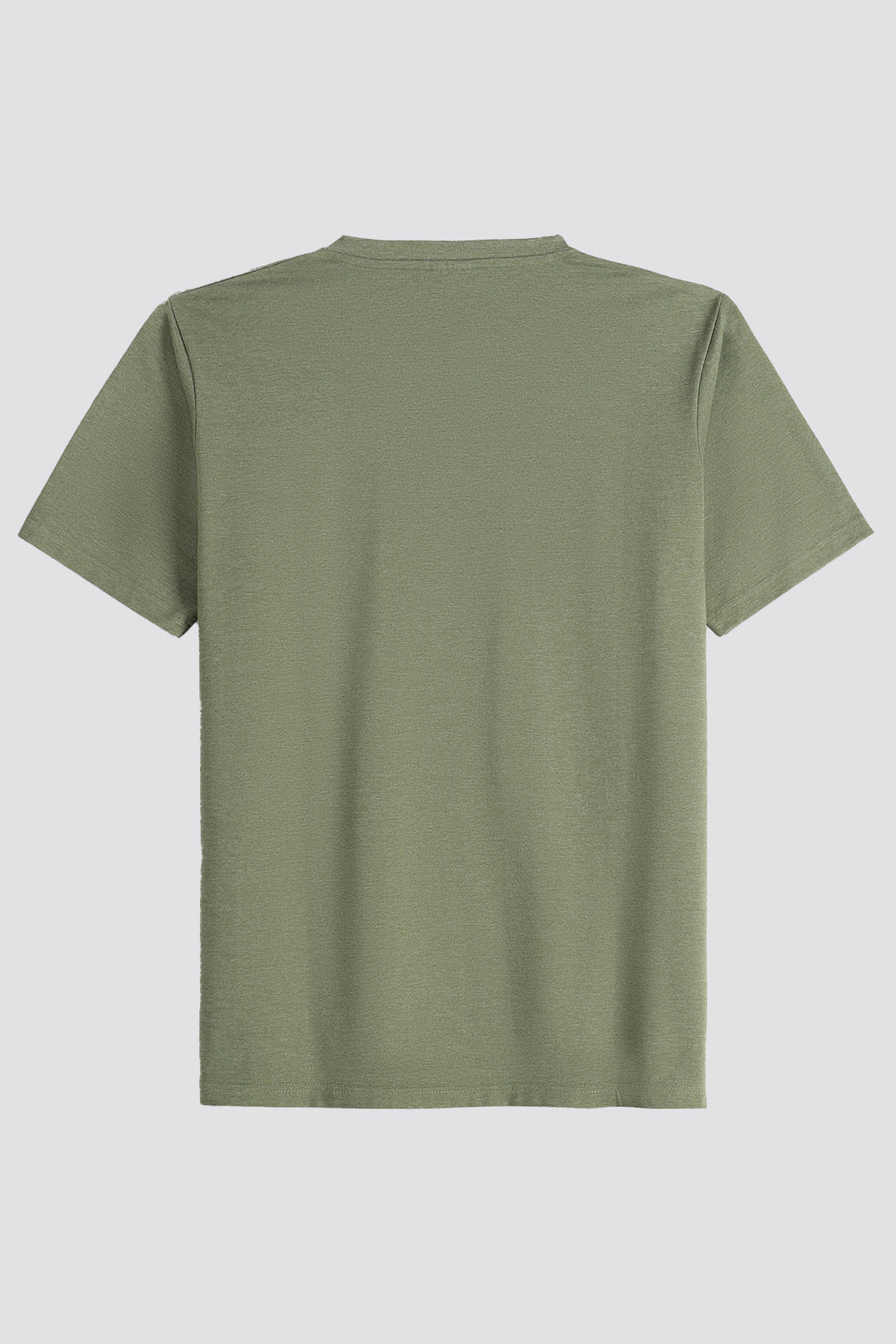 Basic Green Melange T-Shirt (Plus size) - S24 - MT0354P