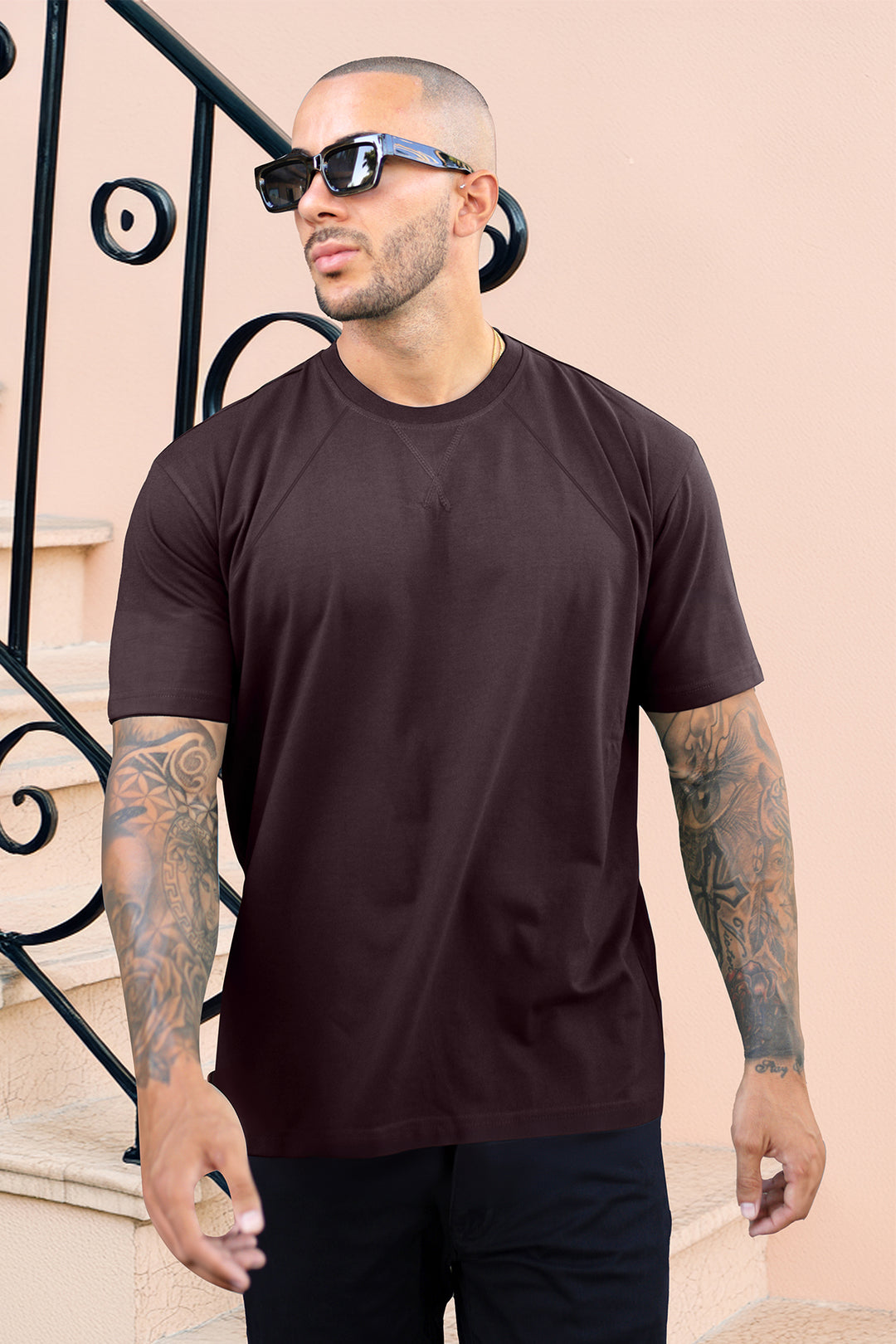 Dull Black Raglan T-shirt - A24 - MT0341R