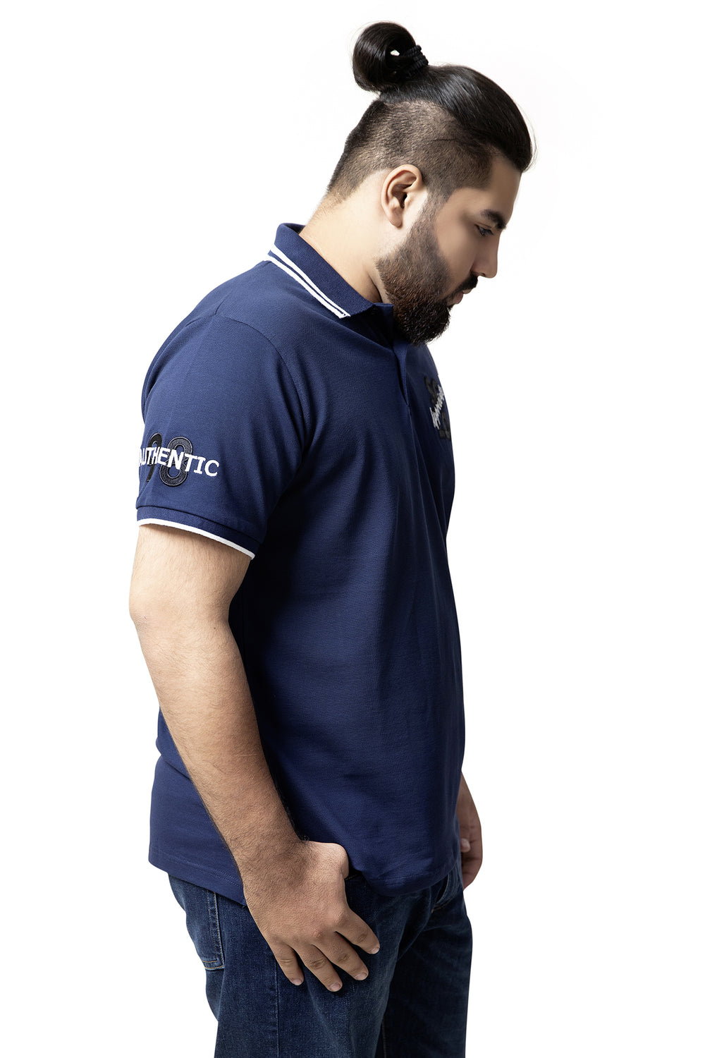 Plus Size Emblem Polos in Pakistan