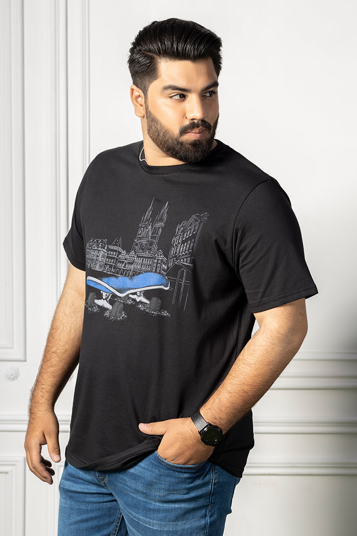 Skateboard T-Shirt (Plus Size) - P22 - MT0144P