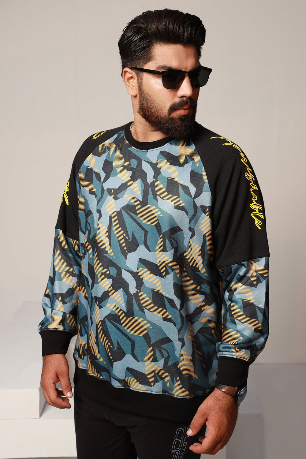 Imperishable Camo Sweatshirt Men Plus Size