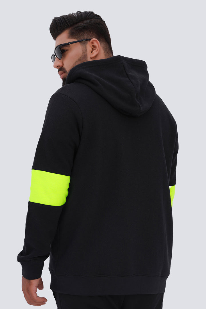 Takeover Neon Pannel Hoodie (Plus Size)