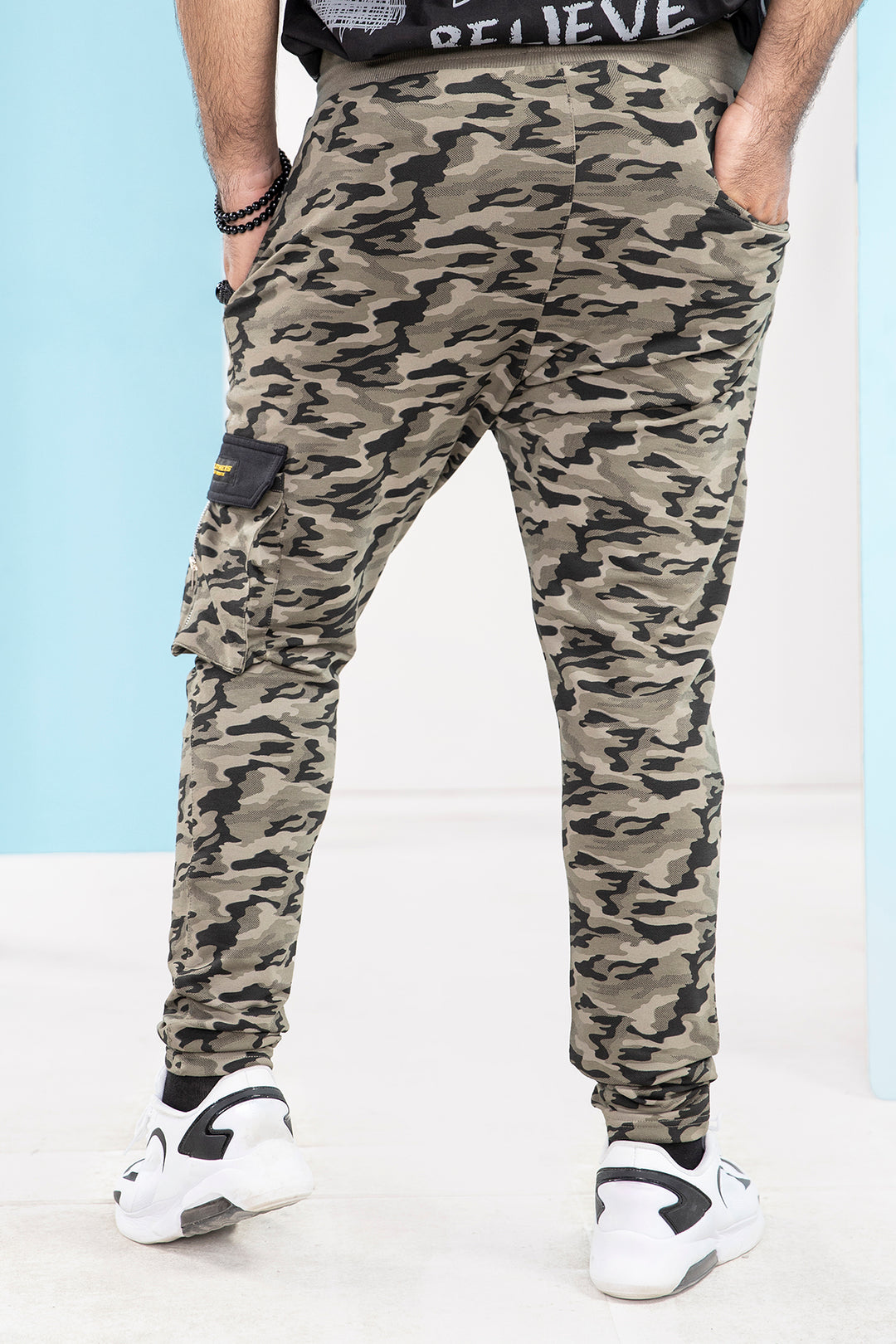 Green Camo Trouser (Plus Size) - S21 - MTR011P