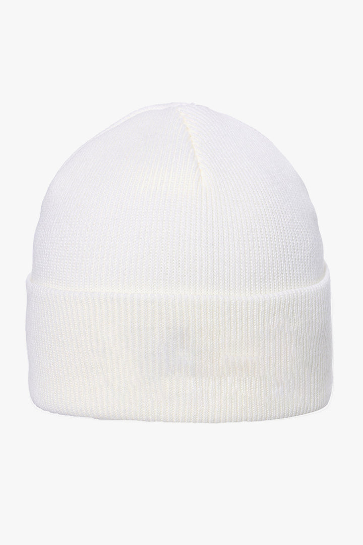 Dinosaur Embroidered White Beanie - W22 - UBH0021