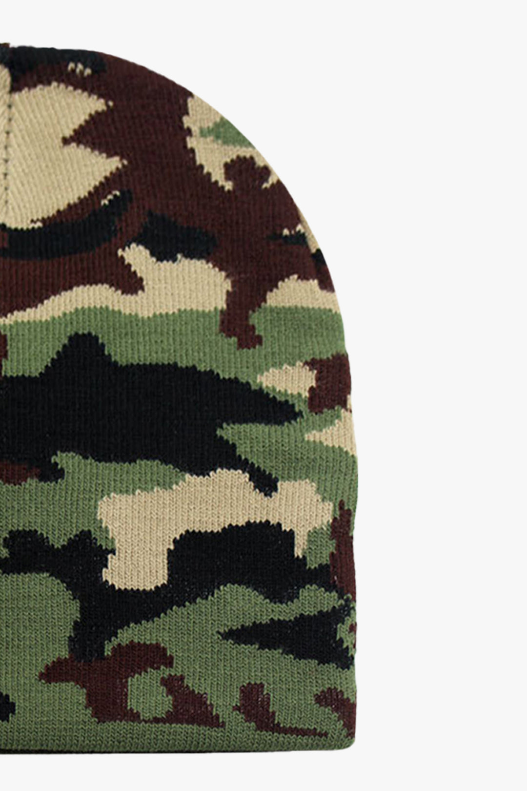 Camouflage Green Knitted Beanie