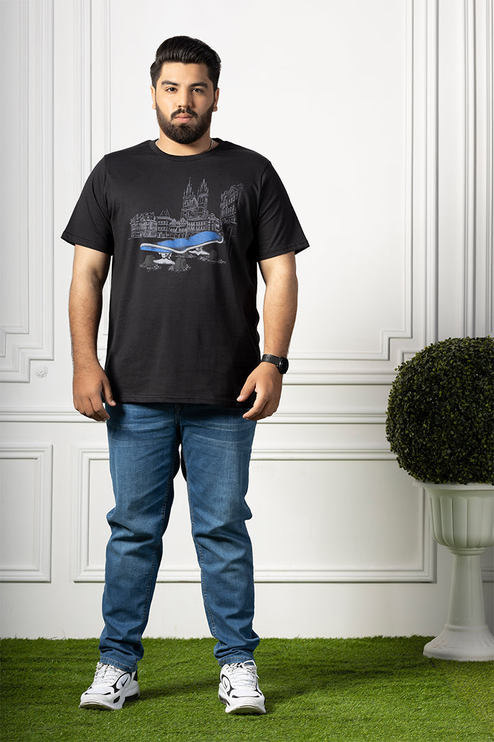 Skateboard T-Shirt (Plus Size) - P22 - MT0144P